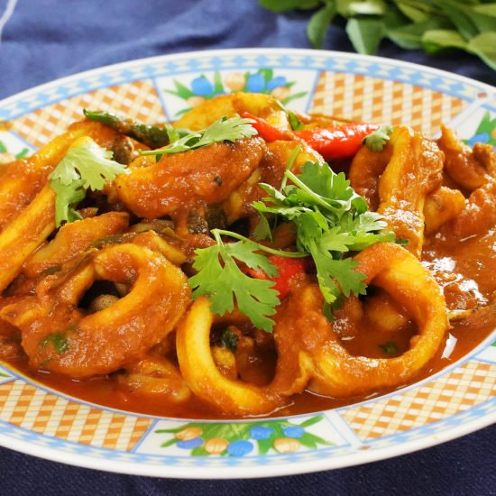 Cuttle Fish Curry