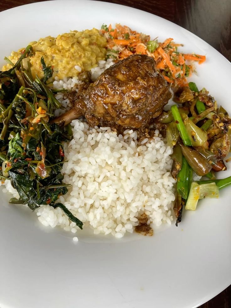 CHICKEN  RICE & CURRY